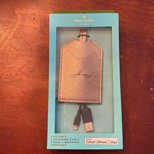 Portable charging cable.